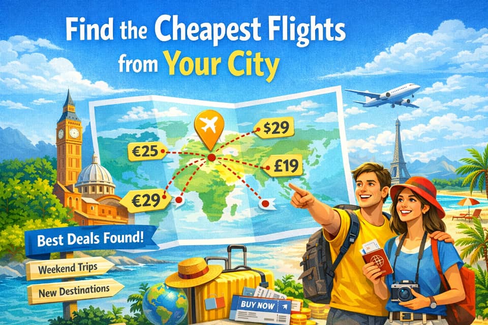Cheap flights and destination ideas from your city